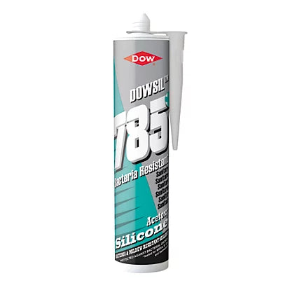 Dow 785+ Bacteria-Resistant Sanitary Silicone Grey 310ml