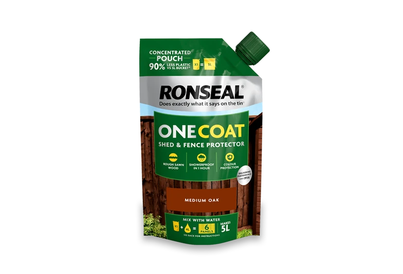 Ronseal One Coat Shed & Fence Protector Concentrate Pouch