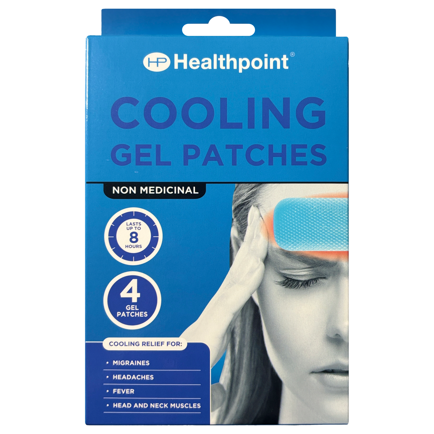 Healthpoint Cooling Gel Patches 4pk