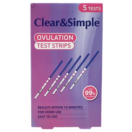 Clear & Simple Ovulation Test Strips x5 - Portrait