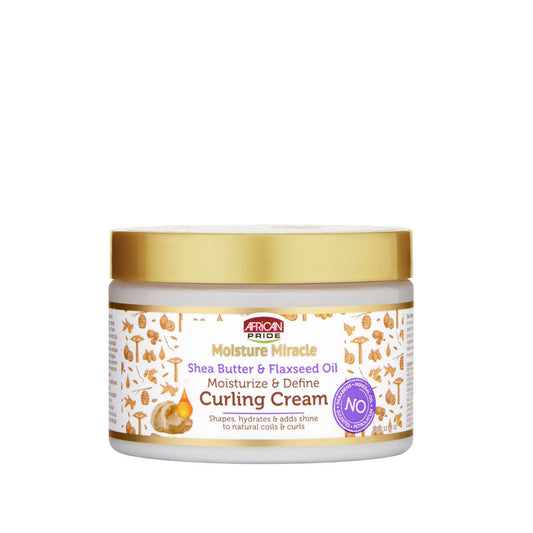 Moisture Miracle Shea Butter & Flaxseed Oil Curling Cream, 12oz