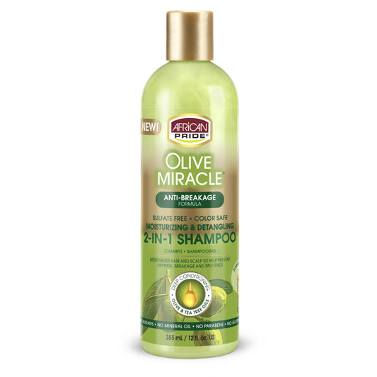 Olive Miracle 2-IN-1 Shampoo, 12oz