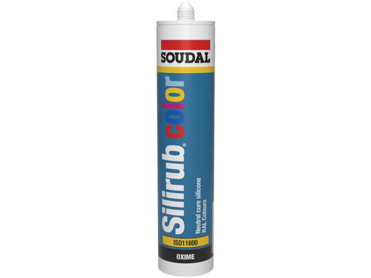 Soudal Silirub Colour silicone sealant 300ml